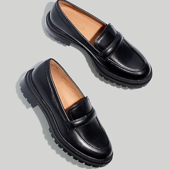 Madewell Shoes - MADEWELL Size 8 The Bradley Lugsole Loafer in Leather True Black $158 NG674